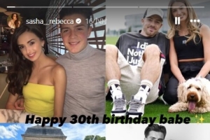 格拉利什迎来30岁生日，女友为其浪漫庆生和深情祝福