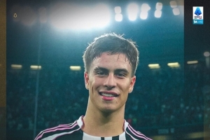 世界波＋关键助攻！伊尔迪兹当选尤文4-3国米的全场最佳球员