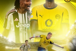 多特发布客战尤文海报：吉拉西PK凯夫伦-图拉姆，伊尔迪兹出镜