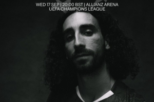 切尔西官方晒欧冠战拜仁海报：库库雷利亚单人出镜