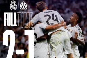 压制！皇马在欧冠历史5战马赛保持全胜，共计打进14球+丢5球