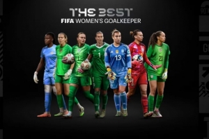 FIFA年度最佳女足门将候选：汉普顿、科尔、恩德勒在列