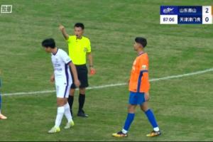 中足联官方：津门虎球员陈哲宣辱骂裁判员，禁赛5场罚款5万