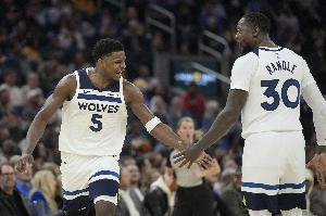 森林狼VS国王首发：爱德华兹&兰德尔携手迎敌 威少调上首发