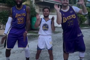 菲律宾詹姆斯+库里+东契奇，这三个人越看越像是怎么回事