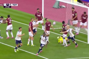 热刺打破僵局！西蒙斯角球送助攻！萨尔后点头槌破门！