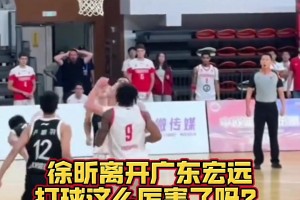 杜锋后悔吗？徐昕对阵欧洲球队内线予取予求 离开广东变厉害了？