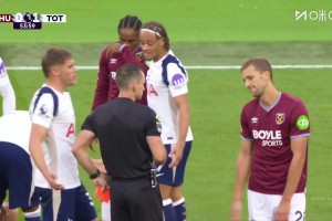 【集锦】英超-贝里瓦尔传射西蒙斯首秀助攻 热刺3-0十人西汉姆联