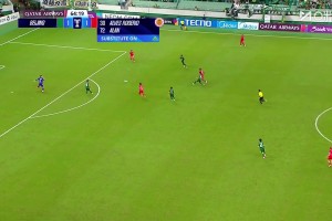 河内门将超级超级巨大失误！张源打空门得手，国安2-1河内公安