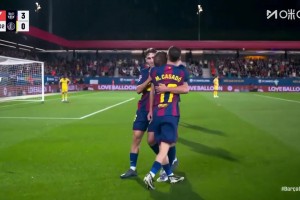 巴萨锁定胜局！卡萨多长传拉什福德送助攻！奥尔莫推射空门得手！