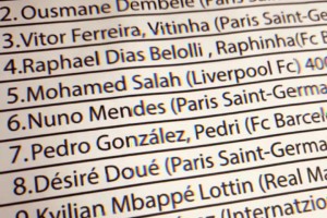 大爆料？网传多版金球名单：亚马尔力压登贝莱获奖？