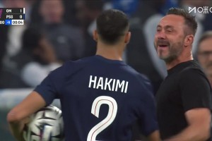 【集锦】法甲-阿格德闪击 巴黎0-1马赛开季四连胜遭终结