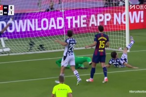 巴萨主场丢球！巴雷内切亚助攻，奥德里奥索拉包抄破门！