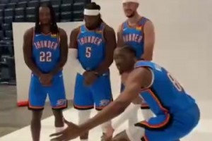 年轻人组回归！雷霆媒体日花絮！难以想象这帮人是卫冕冠军！