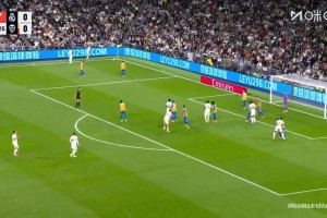 皇马领先！米利唐头球造成对手手球犯规，姆巴佩点射破门